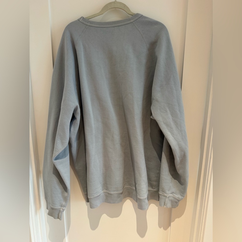Classic Gray Sweatshirt with Embroidered Logo - Picture 4 of 5